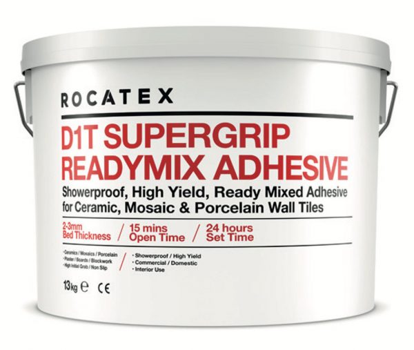 Rocatex D1T Supergrip Ready Mix tile adhesive pallet deals and bulk buy