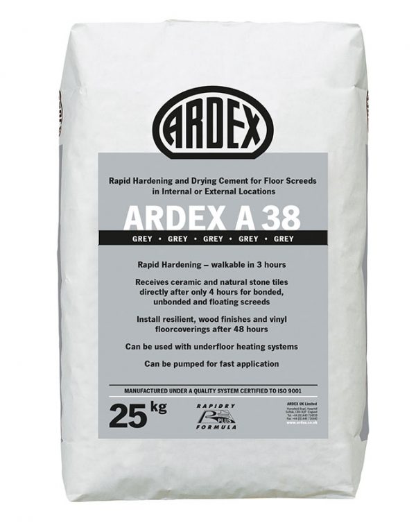 Ardex A38 Rapid Hardening Floor Screed pallet deals and bulk buy