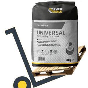 Everbuild Febflor 708 Universal Self Levelling Floor Compounds pallet deals and bulk buy