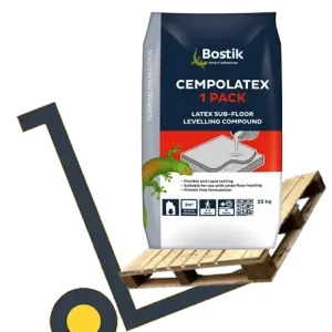 Bostik Cempolatex Latex Sub-Floor Levelling Compound - Pallet Deals and Bulk Buy