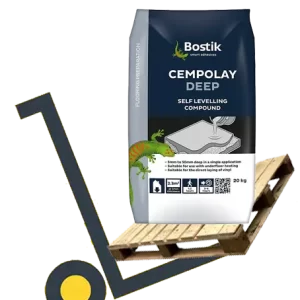 Bostik Cempolay Deep Self Levelling Compound 20Kg - Pallet Deals and Bulk Buy